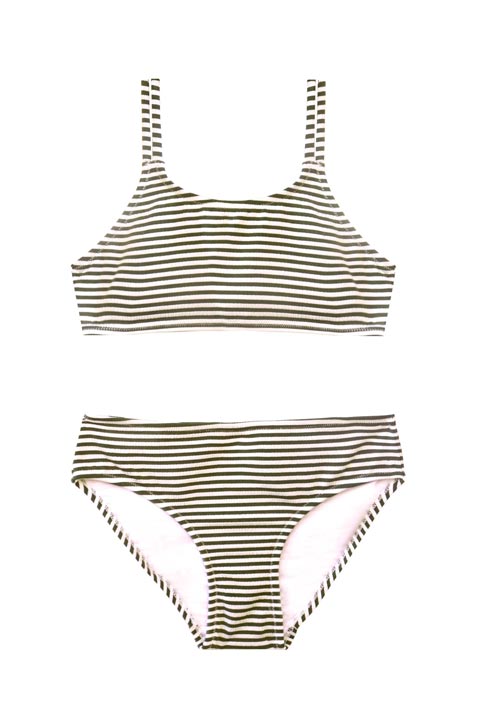 Salty Ink Girls Bikini - Salty Stripe