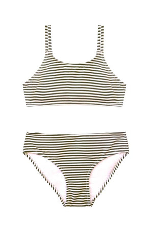 Salty Ink Girls Bikini - Salty Stripe