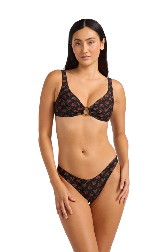 Seafolly High Cut Pant - Batik Bloom