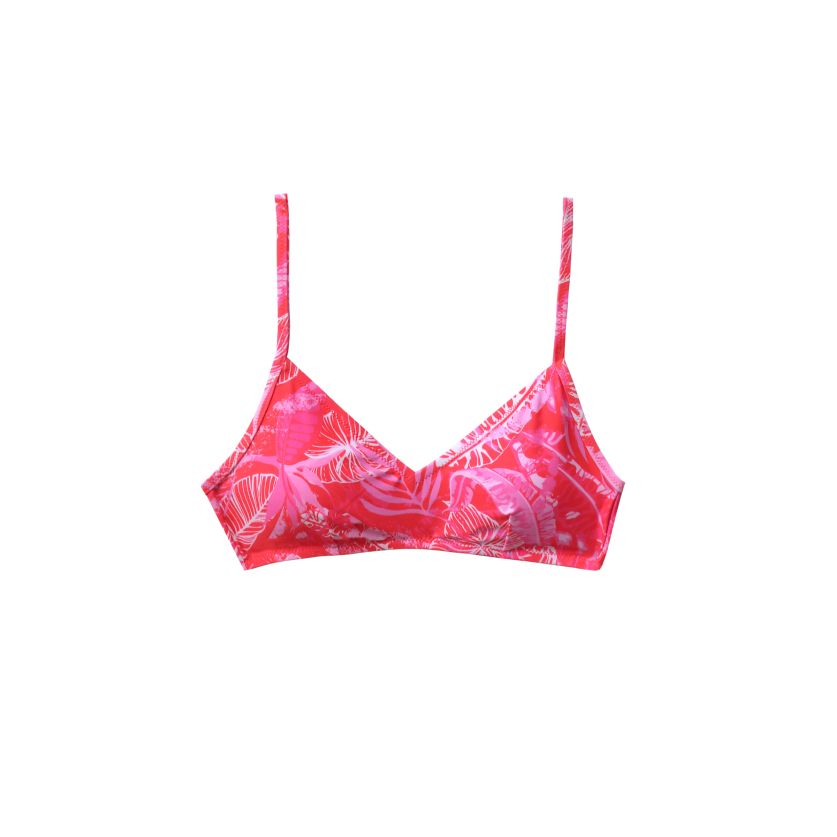 Salty Ink Ladies Gidget Bra - Waikiki Red
