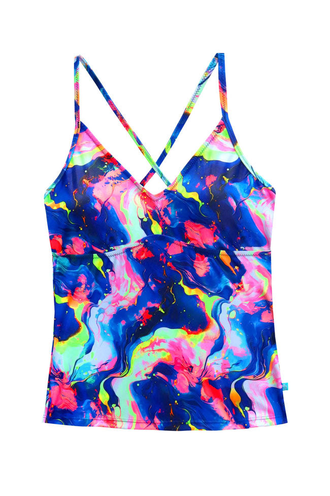 Salty Ink Ladies Singlet - Galaxy