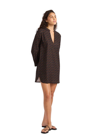 Seafolly Boxy Mini Dress - Batik Bloom