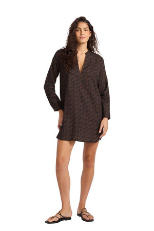 Seafolly Boxy Mini Dress - Batik Bloom