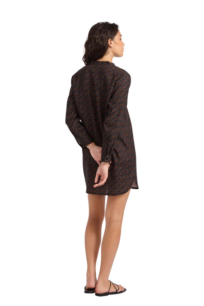 Seafolly Boxy Mini Dress - Batik Bloom