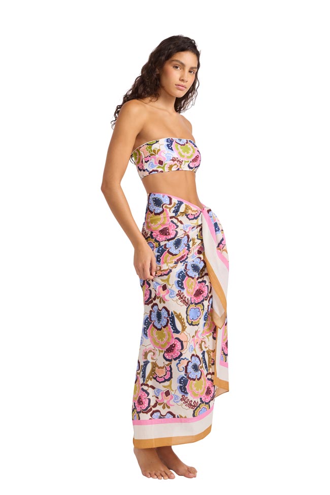 Seafolly Floral Sarong - Sea Blossom