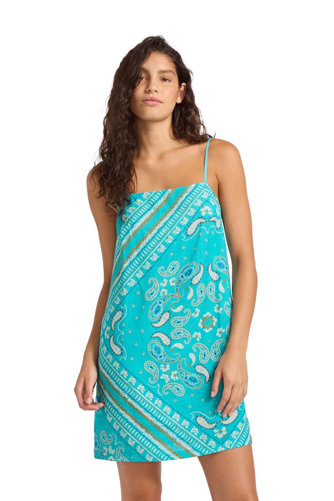 Seafolly Mini Bandeau Dress - Drift Club Bandana
