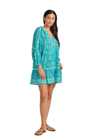 Seafolly Ladder Sleeeve Dress - Drift Club Bandana