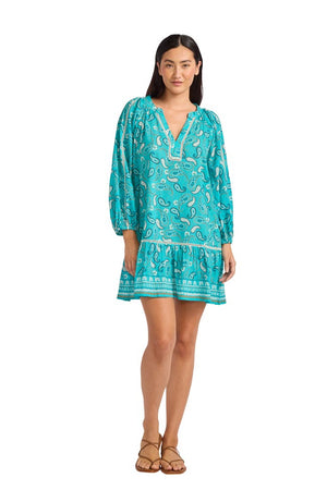 Seafolly Ladder Sleeeve Dress - Drift Club Bandana