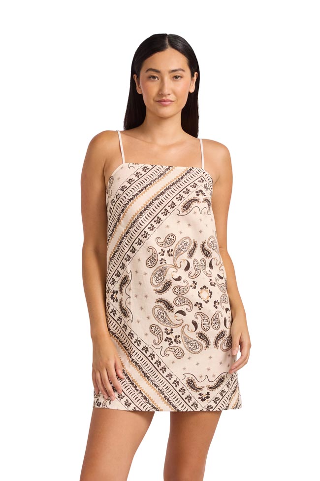 Seafolly Mini Bandeau Dress - Drift Club Bandana