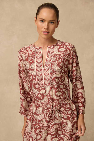 Monte & Lou Long Kaftan - Luna