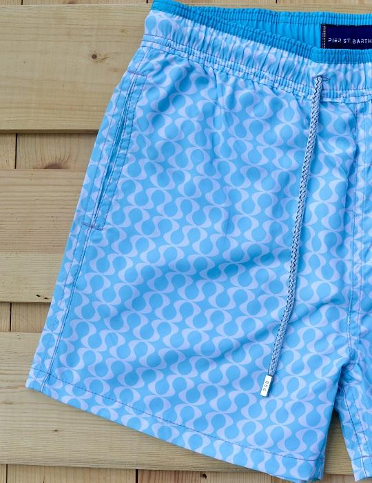 Pier St Barth Mens Pier Swim Short