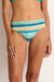 Monte & Lou Mid Rise Ruched Pant - Hermosa Stripe