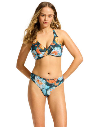 Seafolly Wrap Front F Cup Bra - Spring Festival