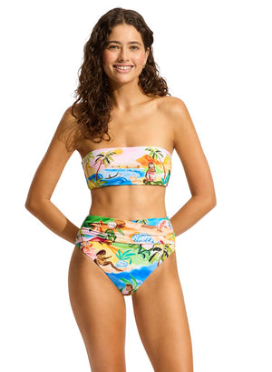 Seafolly Bandeau Bra - South Pacific