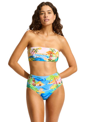 Seafolly High Waisted Pant - South Pacific