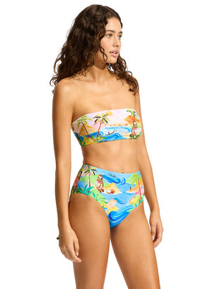 Seafolly High Waisted Pant - South Pacific