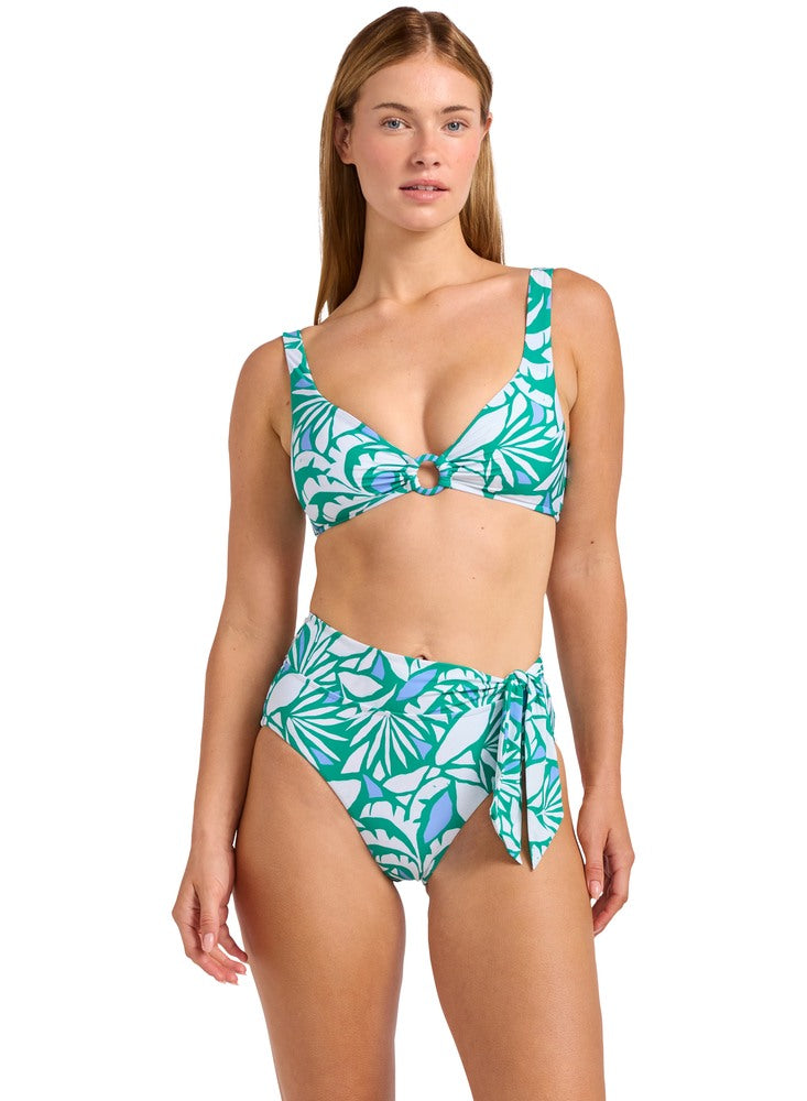 Seafolly Tie Front High Waisted Pant - Retro Reef