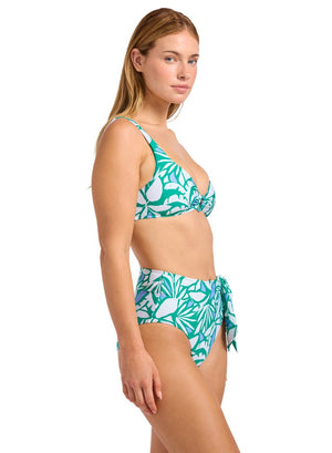 Seafolly Tie Front High Waisted Pant - Retro Reef