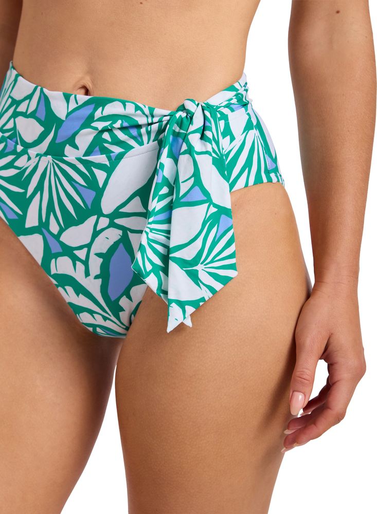 Seafolly Tie Front High Waisted Pant - Retro Reef
