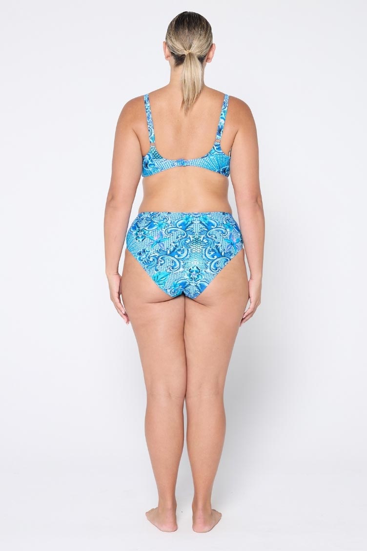 Capriosca High Rise High Waisted Pant - Mermaid