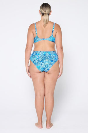Capriosca High Rise High Waisted Pant - Mermaid