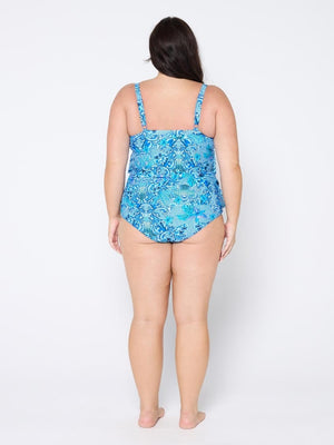 Capriosca 3 Tier Tankini Top - Mermaid