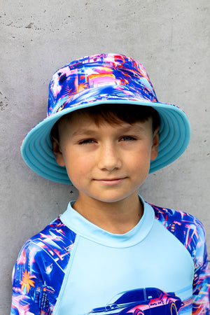 Salty Ink Boys Sunhat - Arcade