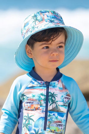 Salty Ink Little Mister Sunhat - Coastal Camper