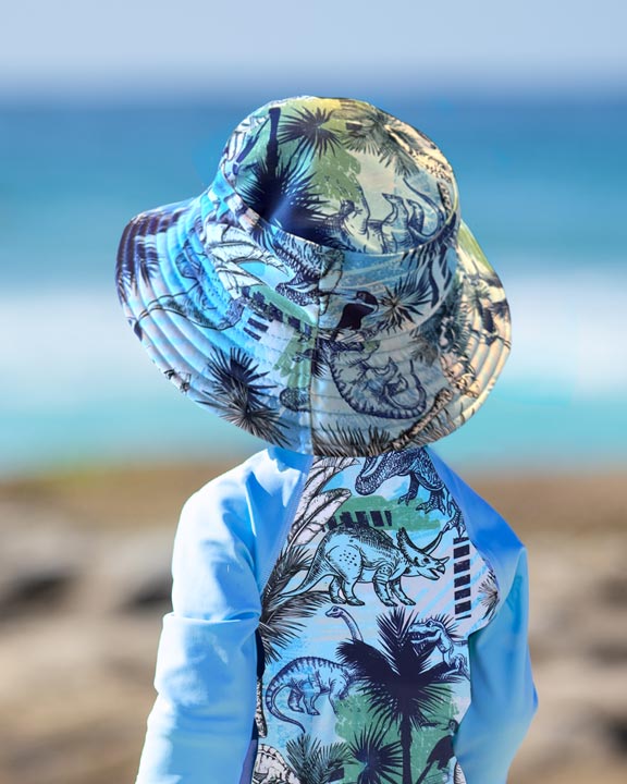 Salty Ink Boys Sunhat - Urban Jungle