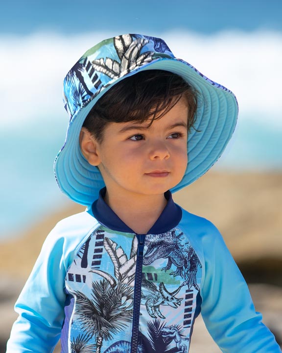 Salty Ink Boys Sunhat - Urban Jungle