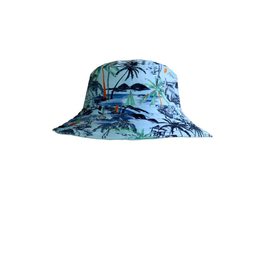 Salty Ink Boys Sunhat - Vintage Surf
