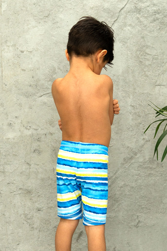 Salty Ink Boys Jammer - Shipwrecked Stripe