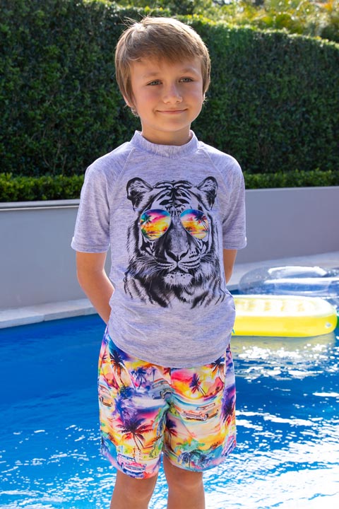 Boys Rashies | Kids Long Sleeve Surf Rashies Australia | Splish Splash ...
