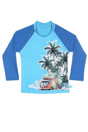 Salty Ink Little Mister Long Sleeve Rashvest - Coastal Camper