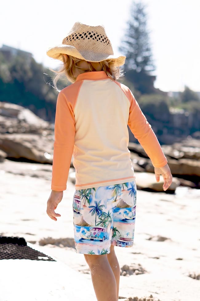 Salty Ink Little Mister Long Sleeve Rashvest - Coastal Camper