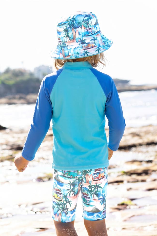 Salty Ink Little Mister Long Sleeve Rashvest - Coastal Camper
