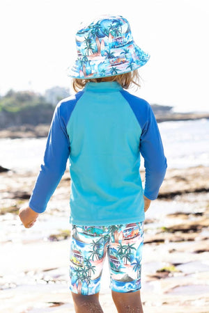 Salty Ink Little Mister Long Sleeve Rashvest - Coastal Camper