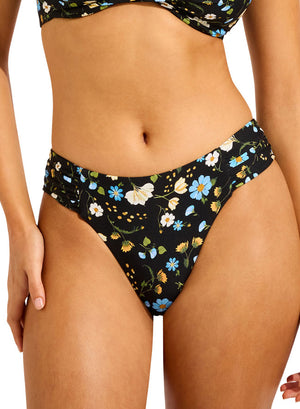 Seafolly High Leg Ruched Side Pant - Modern Romance