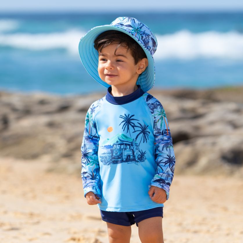 Boys long sleeve hot sale rash vest