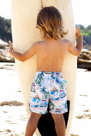 Salty Ink Little Mister Boardie - Coastal Camper