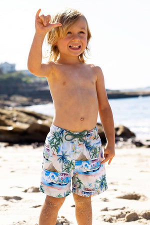Salty Ink Little Mister Boardie - Coastal Camper