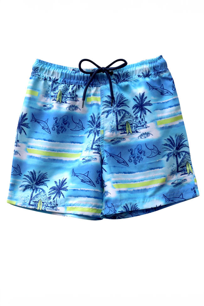 Salty Ink Boys Boardie - Shipwrecked