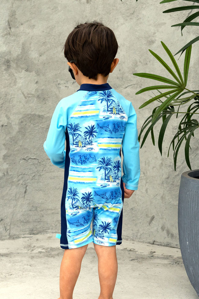 Salty Ink Boys Onesie - Shipwrecked