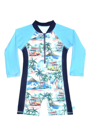 Salty Ink Little Mister Onesie - Coastal Camper
