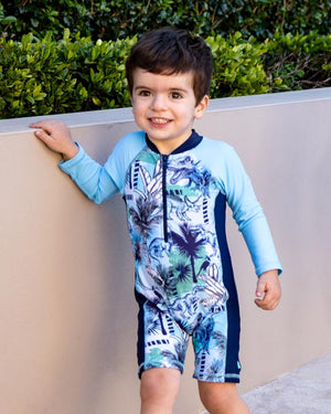 Salty Ink Boys Onesie - Urban Jungle