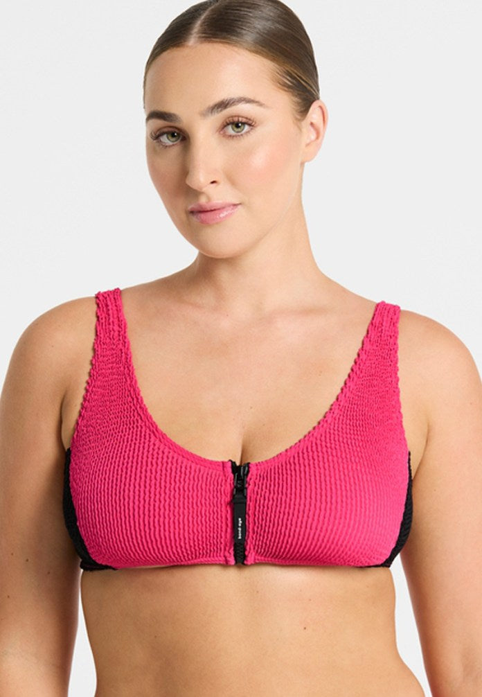 Bond-eye Splice Scout Crop - Raspberry Black