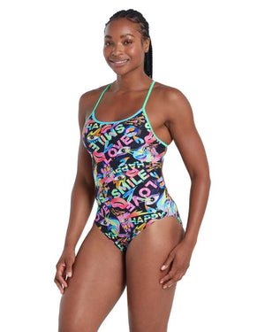 Zoggs Starback Ladies One Piece - Joyful