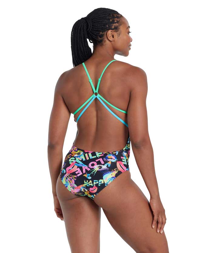 Zoggs Starback Ladies One Piece - Joyful