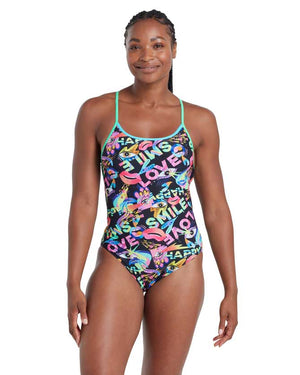 Zoggs Starback Ladies One Piece - Joyful