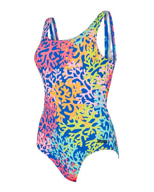 Zoggs Scoopback Ladies One Piece - Sea Change